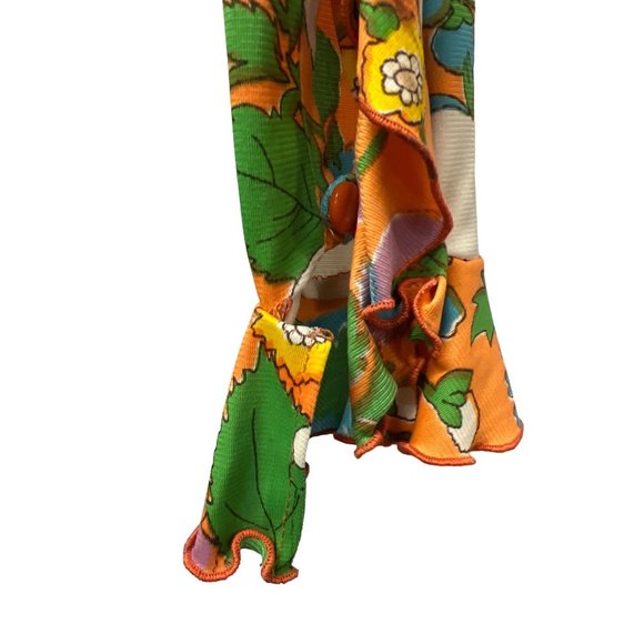 Vintage 70s Authentic Flower Child Maxi Dress - Picture 6 of 15